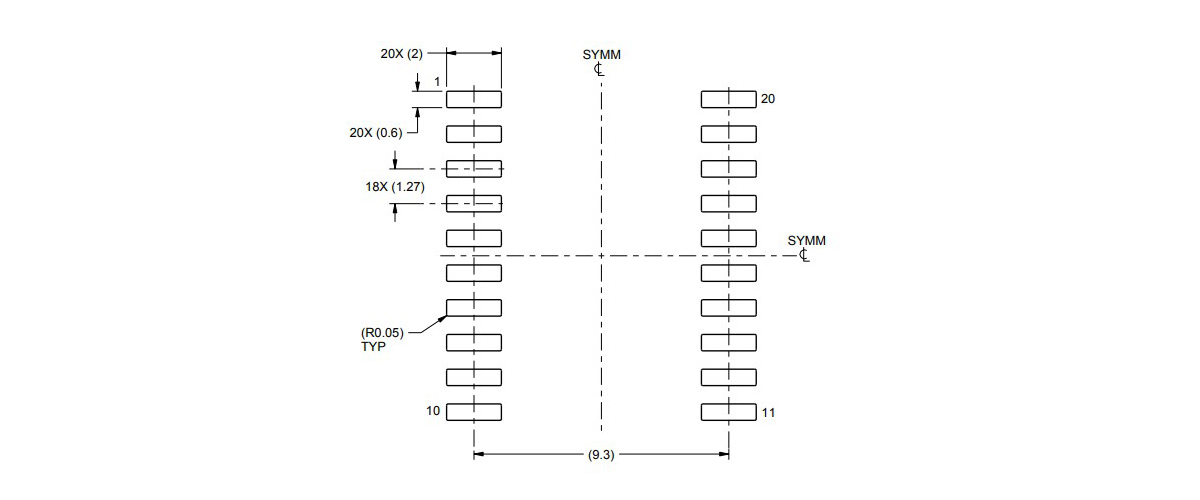 SN74HCT240DWR 引脚图